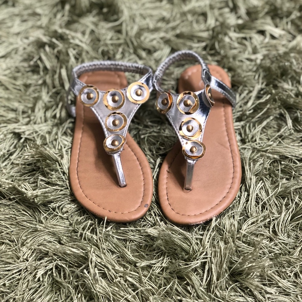 Silver 🖤 Sandals